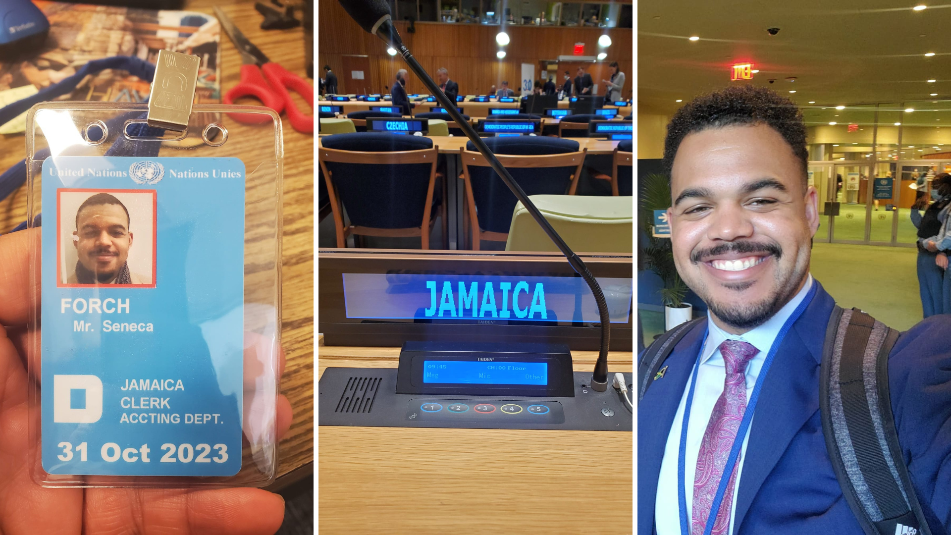 Seneca Forch at the United Nations