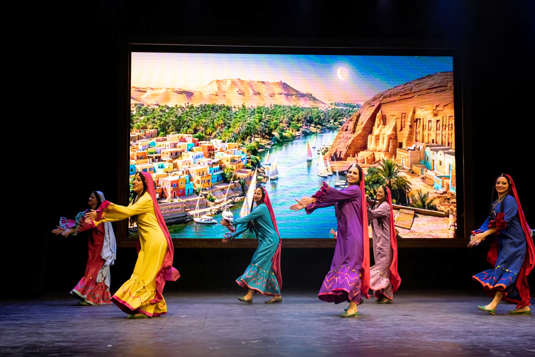 Dancers on stage