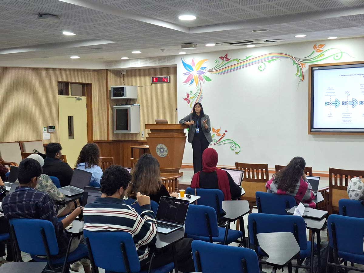 the class learning at christ university