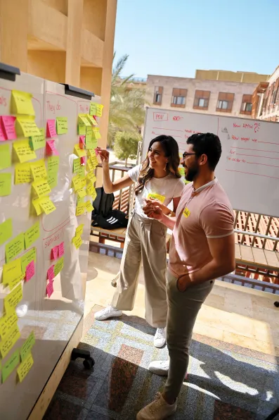 School of Business Design Thinking Sprint, AUC's Research and Creativity Conference, Spring 2022